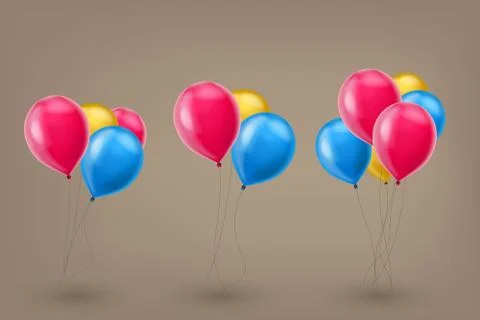 Picture of balloons Stock Illustration