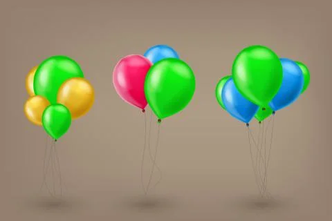 Picture of balloons Stock Illustration