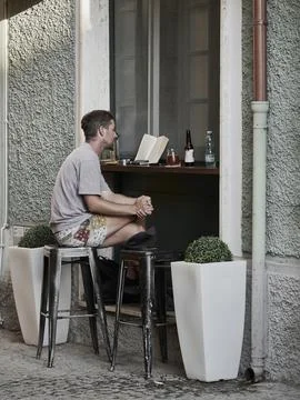 A picture of a bar Stock Photos