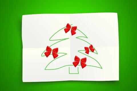 Picture of bow Stock Illustration