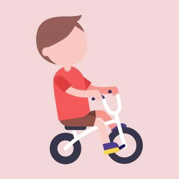 Picture of a boy on a white background. Vector illustration. Stock Illustration