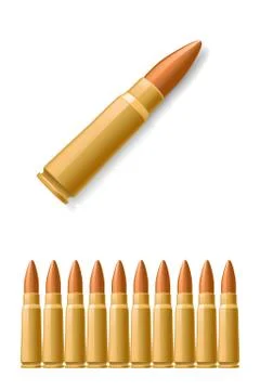 Picture of bullet Stock Illustration
