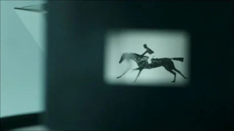 Picture on the cinematograph Stock Footage 62683384