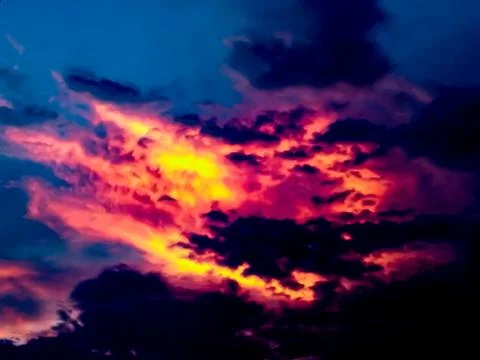 A picture of clouds with selected focus 库存照片