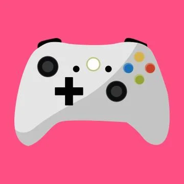 Picture of console on a white background Stock Illustration