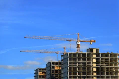 Picture of a crane. Stock Photos