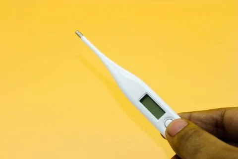 A picture of Digital Thermometer with selective focus Stock Photos