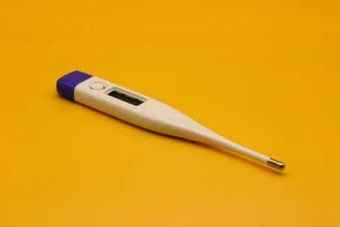 A picture of Digital Thermometer with selective focus Stock Photos