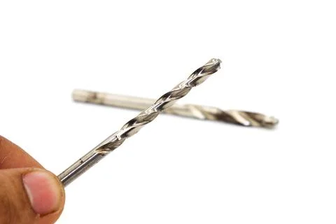 A picture of drill bit with selective focus Stock Photos