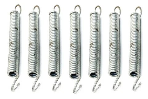 A picture of elastic spring with selective focus Stock Photos