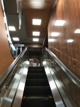 Picture of the escalator Stock Photos