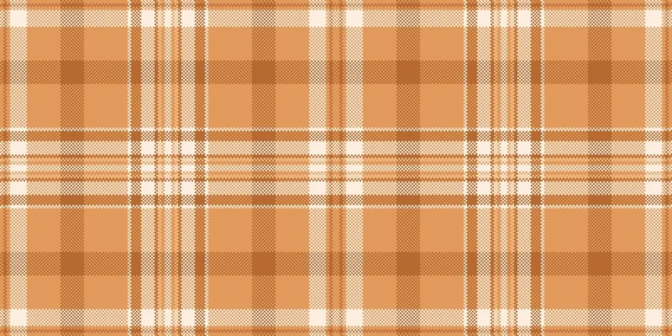 Picture fabric check pattern, 30s plaid background vector. Sixties seamless.. Stock Illustration