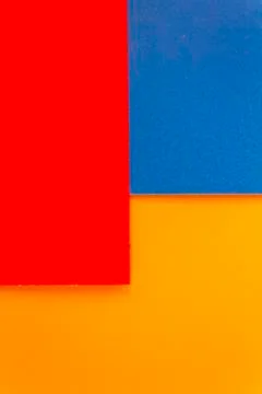 Picture in the form of a set of multi-colored squares and rectangles Stock Photos