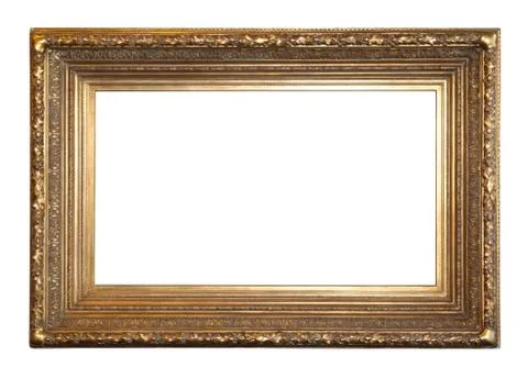 Picture frame with clipping path Stock Photos
