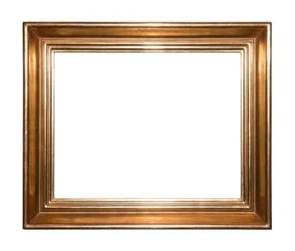Picture frame with clipping path Stock Photos