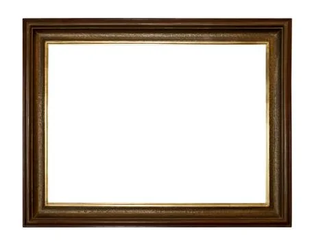 Picture frame with clipping path Stock Photos