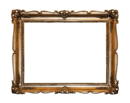 Picture frame with clipping path Stock Photos