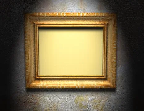 Picture frame with a decorative pattern Stock Illustration