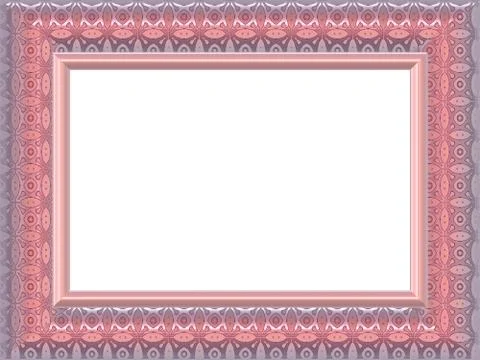 Picture frame generated isolated texture Stock Illustration