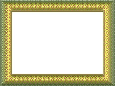 Picture frame generated isolated texture Stock Illustration