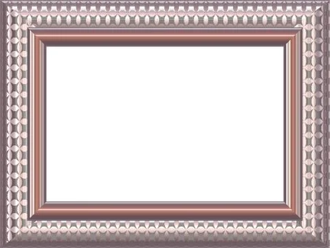 Picture frame generated isolated texture Stock Illustration