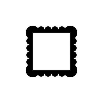 Picture frame icon. Element of minimalistic icon for mobile concept and web apps Stockillustratie