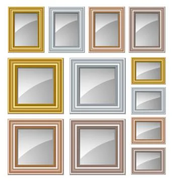 Picture frame Stock Illustration