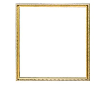 Picture frame isolated white background Stock Photos