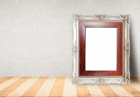 Picture frame put on table Stock Photos