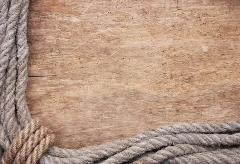 Picture frame of rope Foto stock