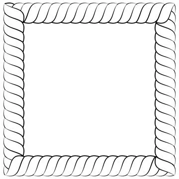 Picture frame simple Stock Illustration