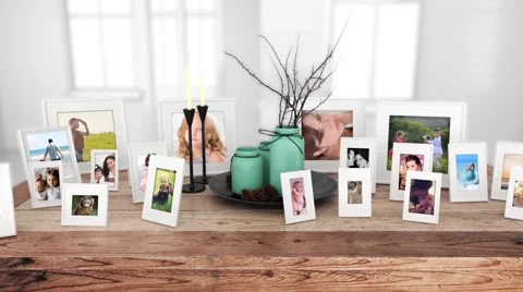 Picture Frame Slideshow Stock After Effects