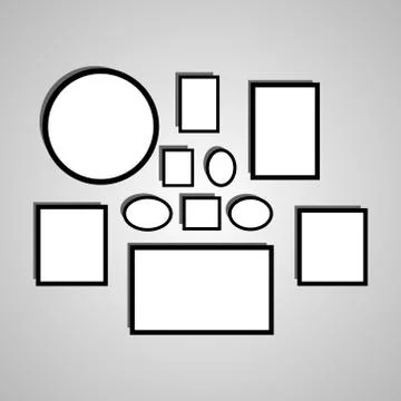 Picture frame vector. Stock Illustration