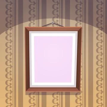 Picture Frame Vector Stock Illustration