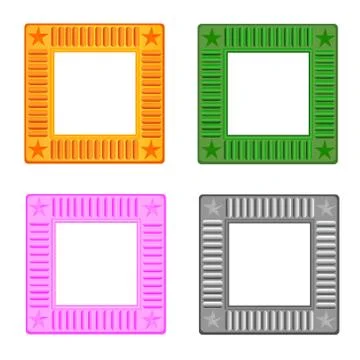 Picture frame vector 스톡 일러스트
