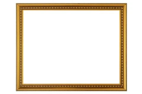 Picture frame on white background Stock Photos