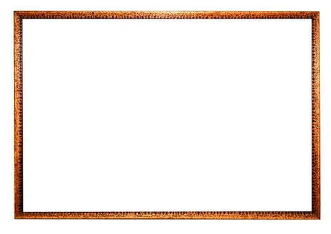 Picture frame on a white background Stock Photos