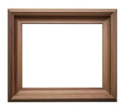 Picture frame on a white background Stock Photos