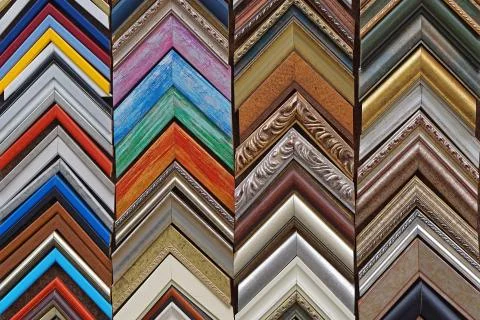 Picture frames corners Stock Photos