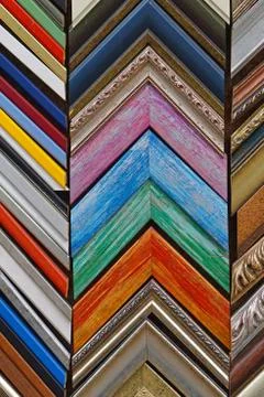 Picture frames corners Foto stock