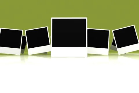 Picture frames. Illustrazione stock