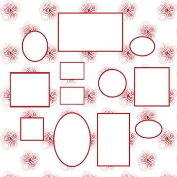 Picture frames Stock Illustration
