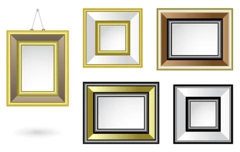 Picture frames Stockillustratie