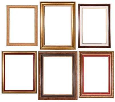 Picture frames Stock Photos