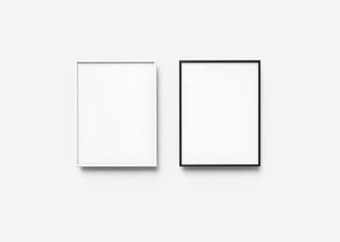 Picture frames set Stock Illustration