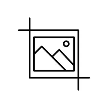 Picture Gallery Icon Logo Vector Illustrattion. Photo Gallery icon design vec Stock Illustration