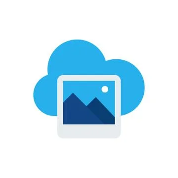Picture Gallery Icon Logo Vector Illustrattion. Photo Gallery icon design vec Stock Illustration