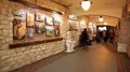 Picture gallery inside old bastion in Ivano-Frankivsk city, western Ukraine HD Footage
