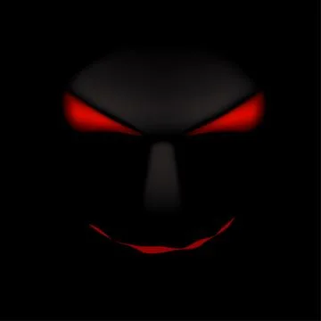 Picture of ghost black Stock Illustration