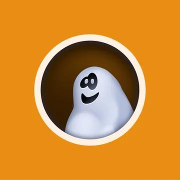 Picture of ghost Stock Illustration